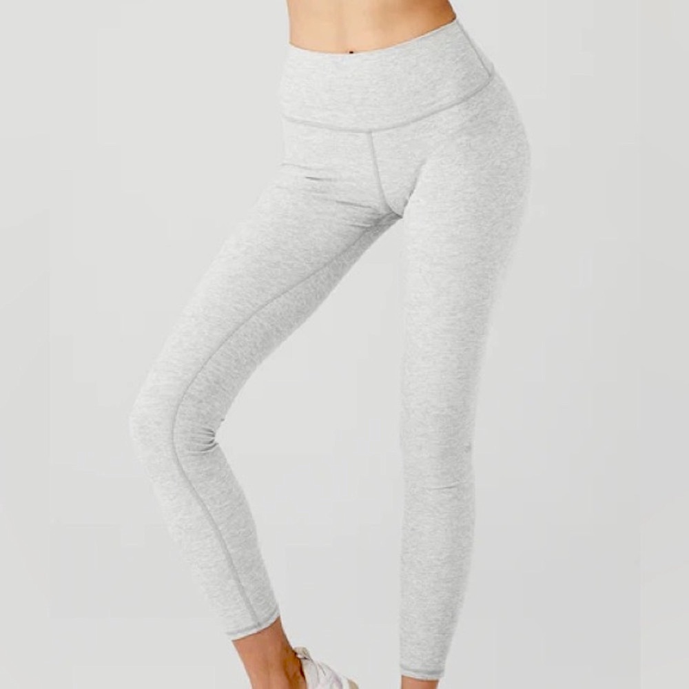 Alo High-Waist Micro Waffle Low-Key Legging - Picture 3 of 6